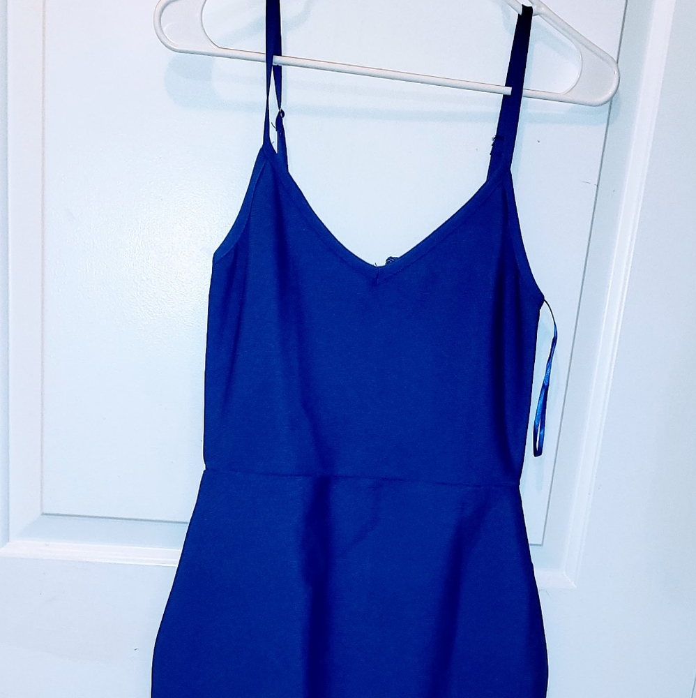 New w/o tags Long Royal Blue Bodycon Dress